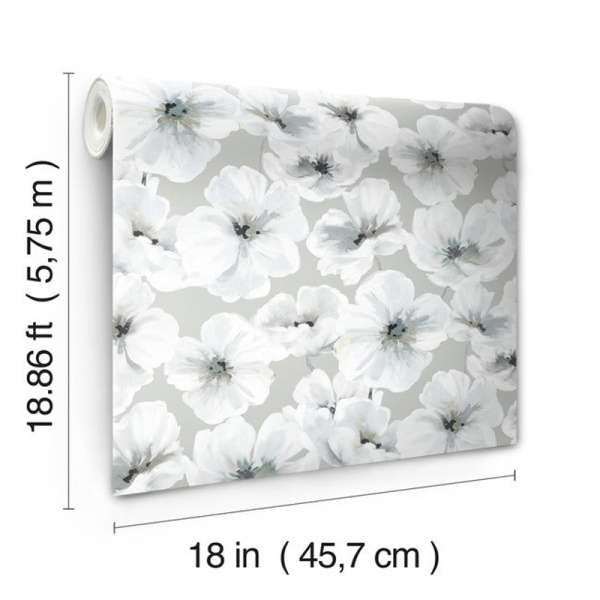 Rmk12514rl Tamara Day Hawthorn Blossom Peel And Stick Wallpaper By Roommates 9