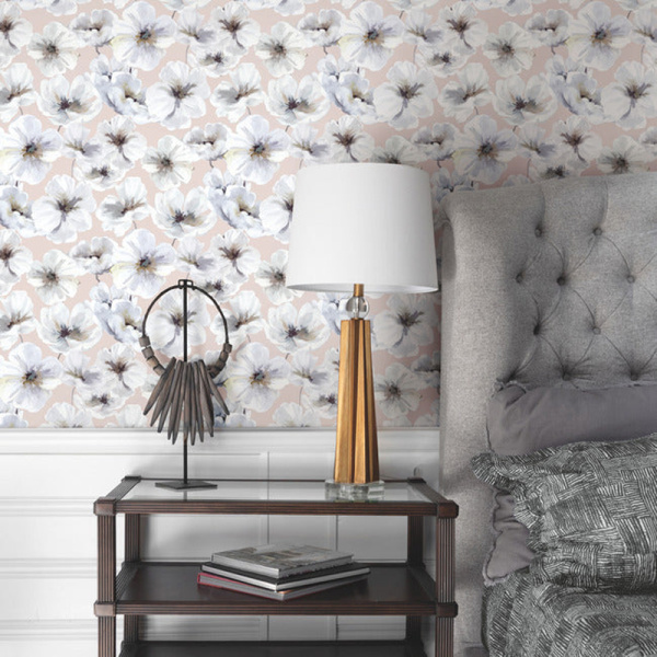 Rmk12515rl Tamara Day Hawthorn Blossom Peel And Stick Wallpaper By Roommates 3