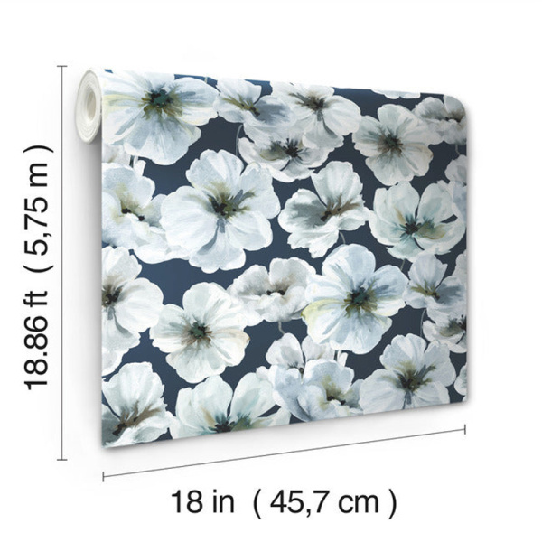 Rmk12516rl Tamara Day Hawthorn Blossom Peel And Stick Wallpaper By Roommates 9