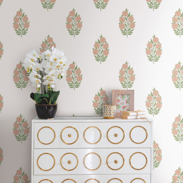 RMK12576RL Tamara Day Dutch Floral Peel & Stick Wallpaper By Roommates