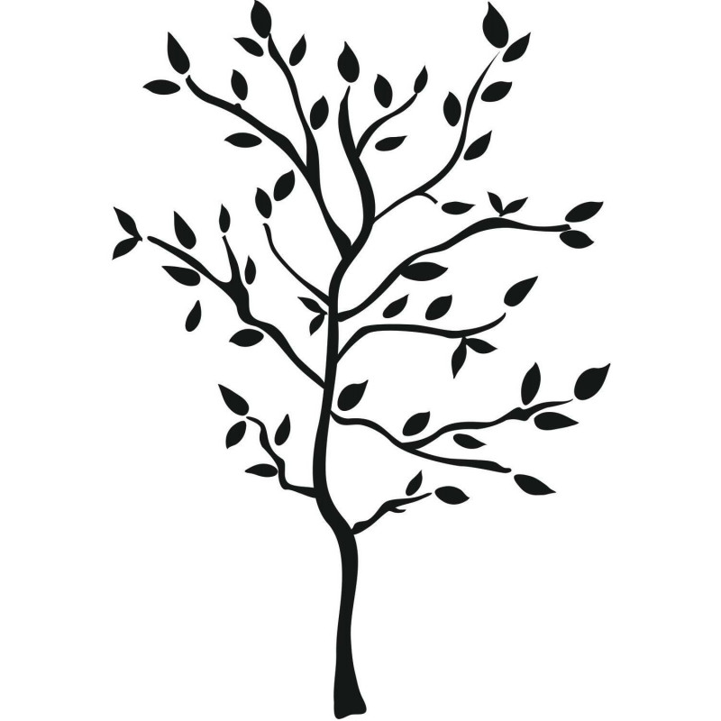 Rmk1317gm Tree Branches Wall Decals Assembled Product