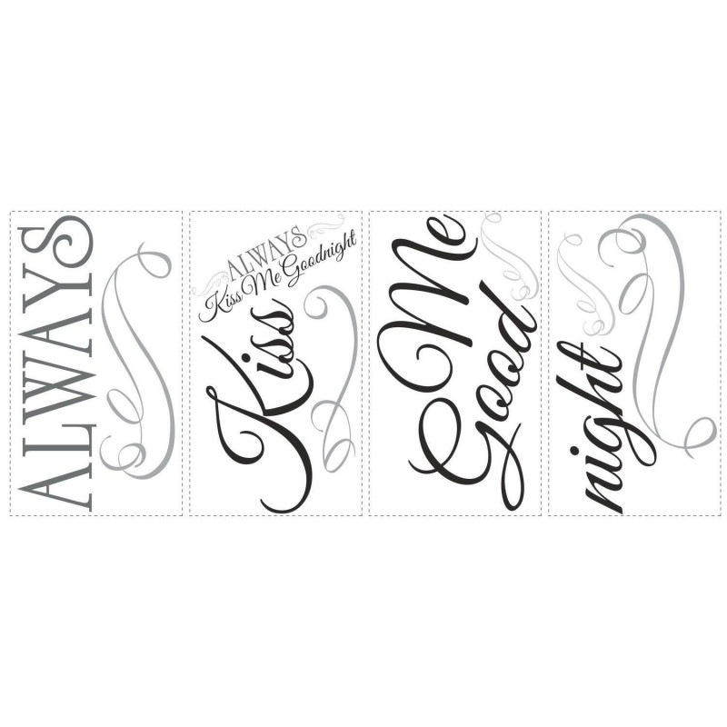 Rmk2084scs Always Kiss Me Goodnight Wall Decals Product
