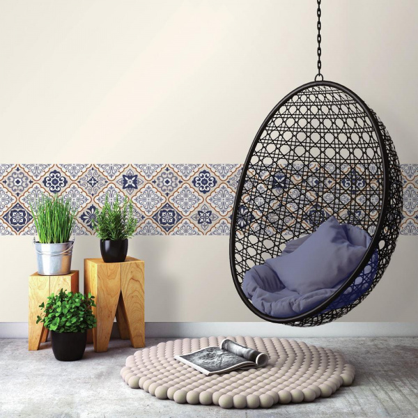 RMK3747GM Mexican Tiles Peel And Stick Giant Wall Decals