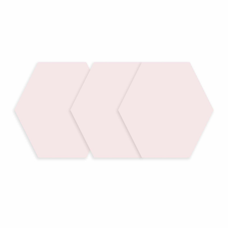 RMK4461SCM Blush Beauty Dry Erase Hexagon Peel And Stick Wall Decals