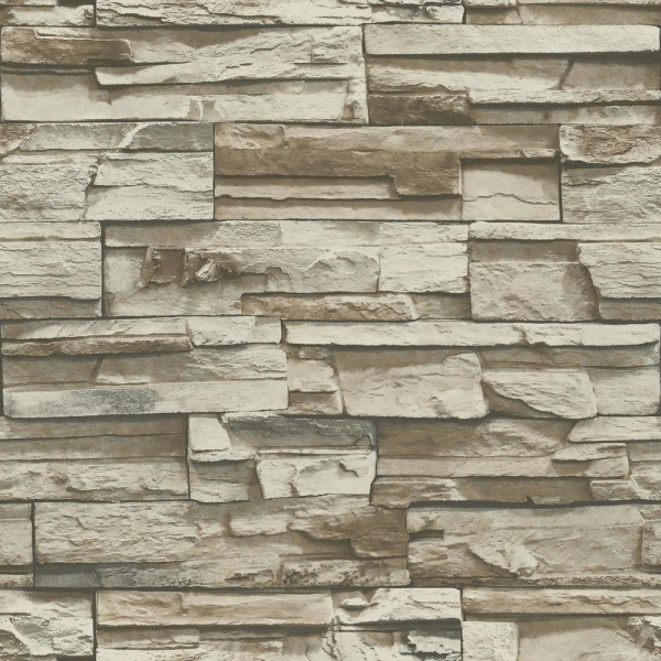 RMK9025WP Stacked Stone Peel & Stick Wallpaper