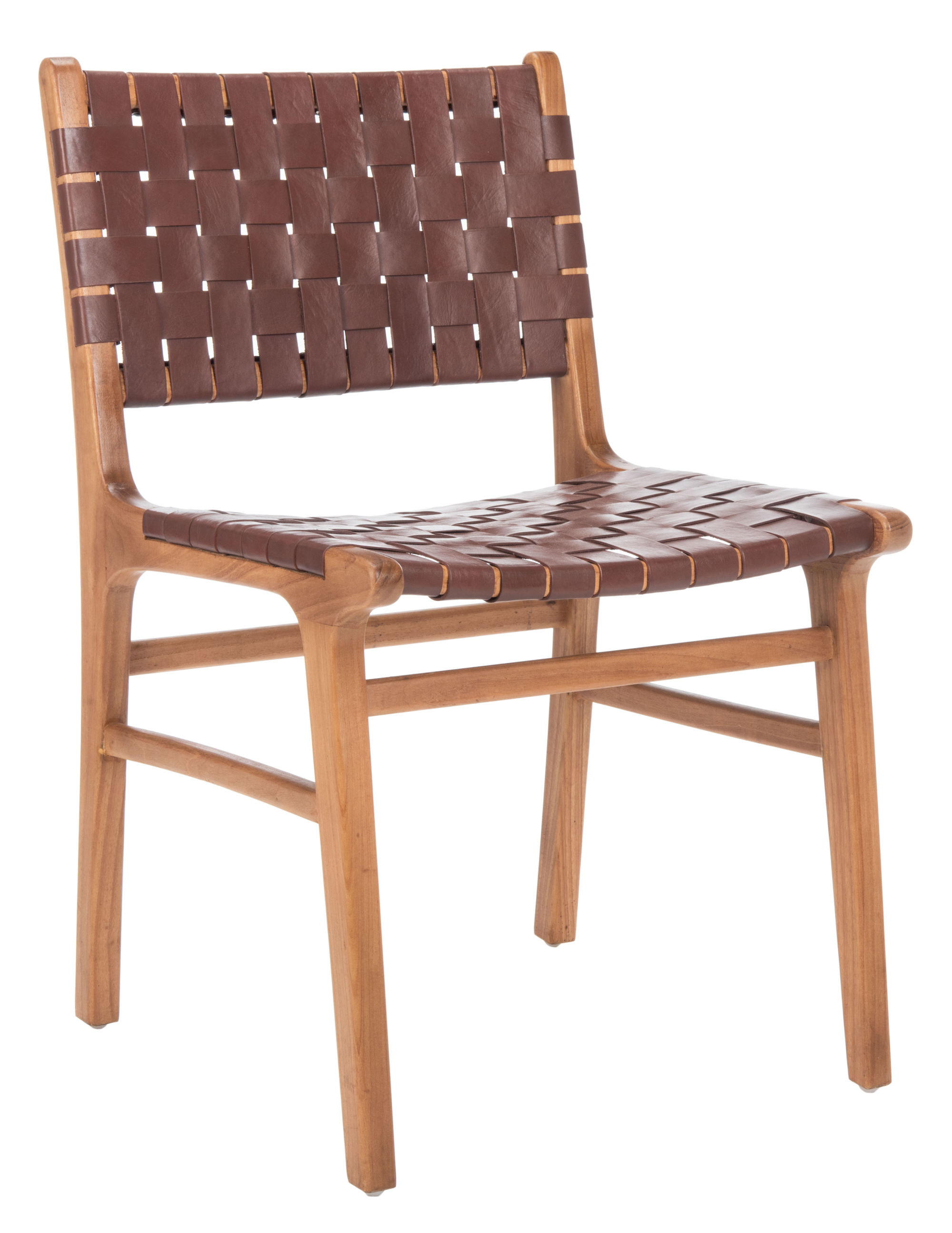 Taika Woven Leather Dining Chair 2Set