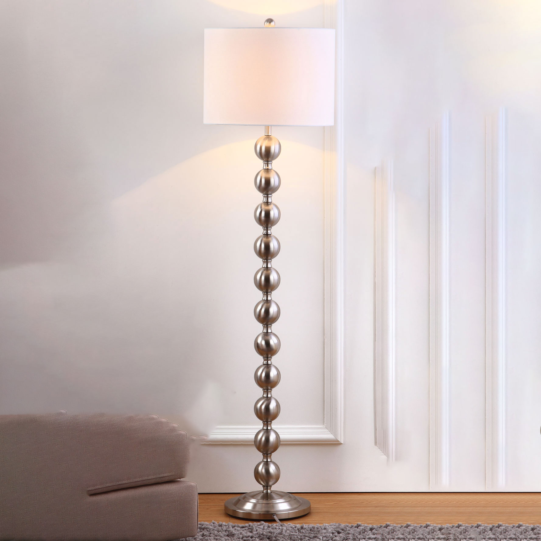 Reflections 58.5-Inch H Stacked Ball Floor Lamp