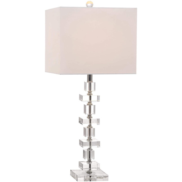 LITS4169A Deco 28.5-Inch H Crystal Table Lamp