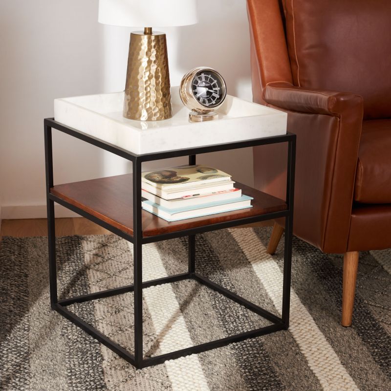ACC3709A Kya 2 Tier Accent Table