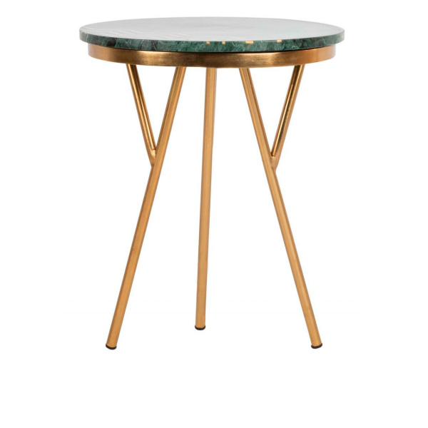 ACC7201A Coletta Round Marble Accent Table