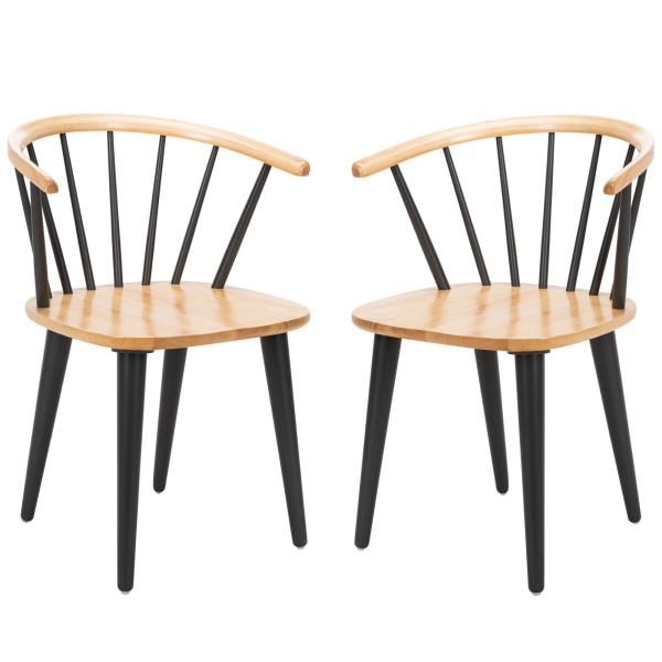AMH8512E-SET2 Blanchard 18"In Height Curved Spindle Side Chair (Set of 2)