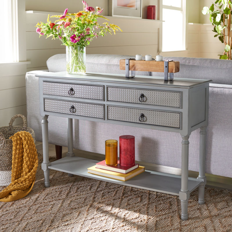 CNS5728B Haines 4drw Console Table