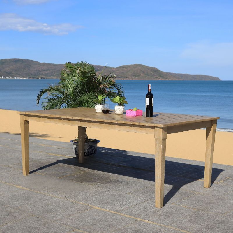 CPT1017A Dominica Wooden Outdoor Dining Table Natural