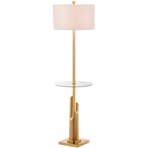 FLL4009A Ambrosio 61-Inch H Floor Lamp Side Table