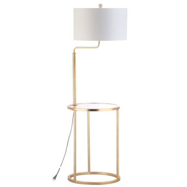 FLL4021A Crispin Floor Lamp Side Table
