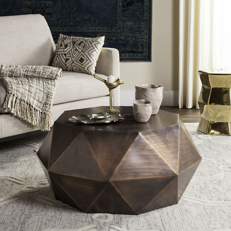 FOX3223B Astrid Faceted Coffee Table