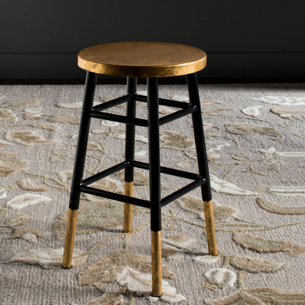 FOX3231C Emery Dipped Gold Leaf Counter Stool