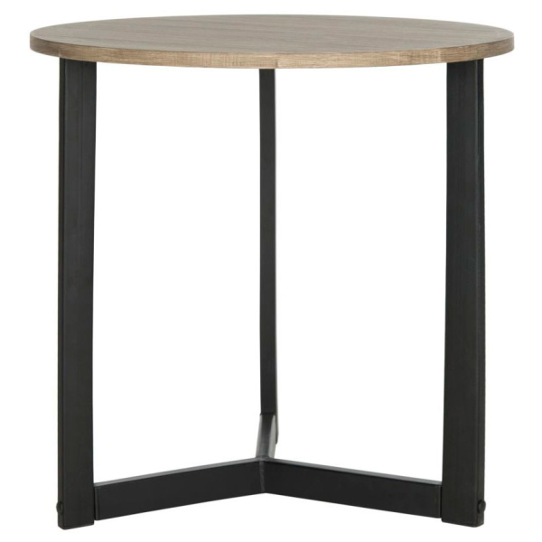 FOX4213A Leonard Mid Century Modern Wood End Table