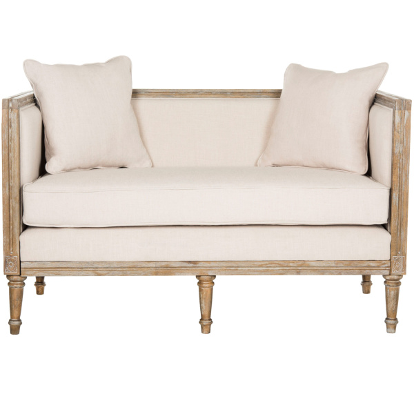 FOX6237A Leandra Rustic French Country Settee
