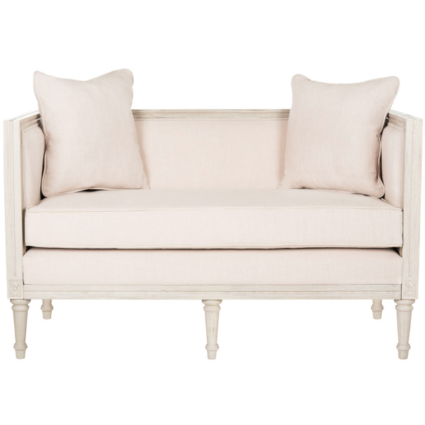 FOX6237C Leandra Rustic French Country Settee