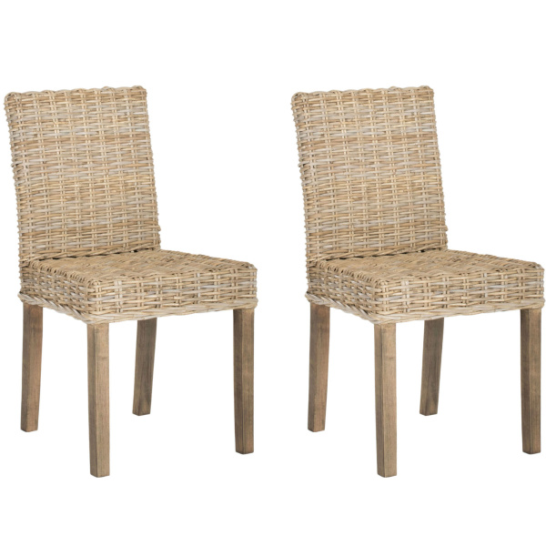 FOX6522A-SET2 Grove 19''h Rattan Dining Side Chair (Set of 2)
