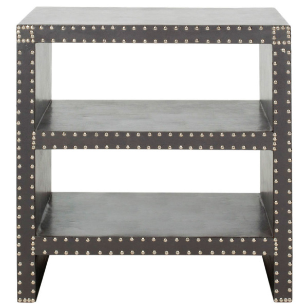 FOX9502A Lacey Two Tier Side Table Grey