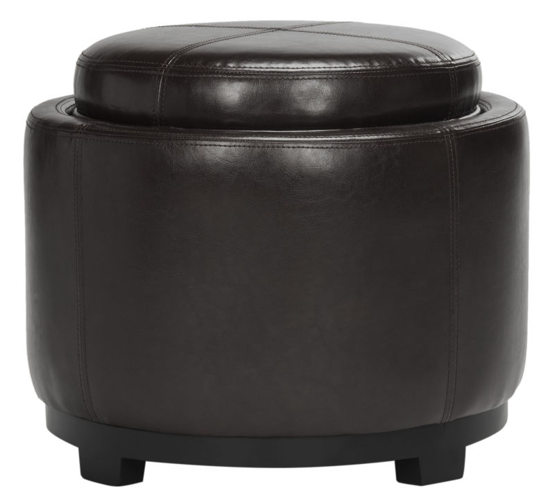 HUD8232A Chelsea Round Tray Ottoman
