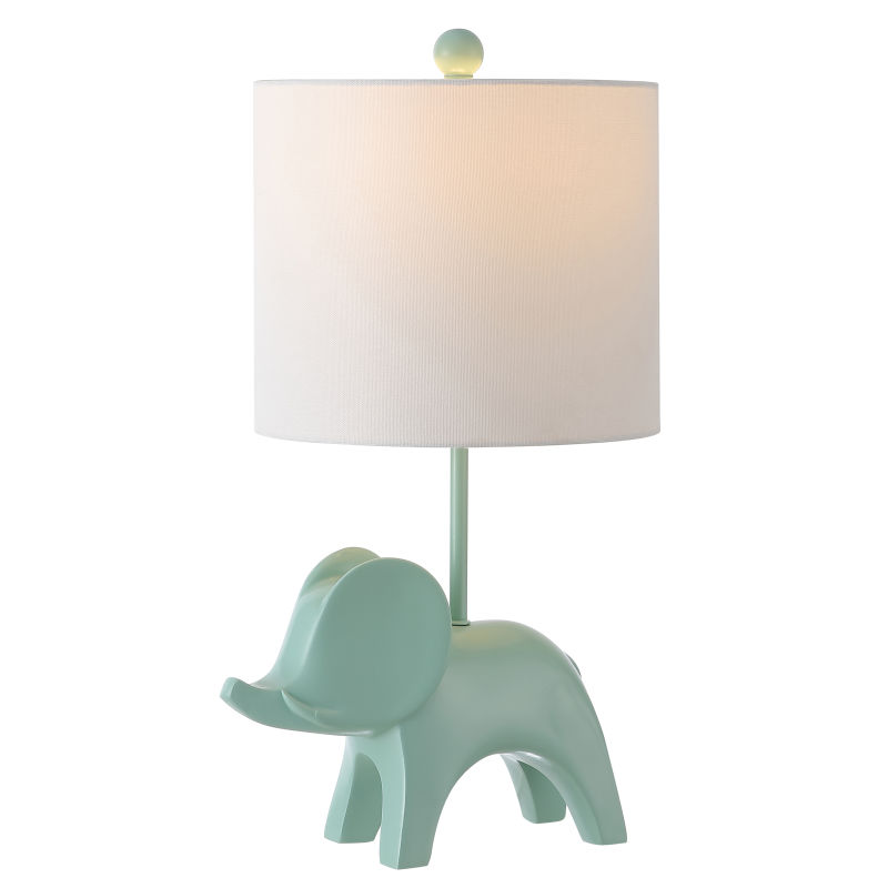 KID4248C Ellie Elephant Lamp - Seafoam