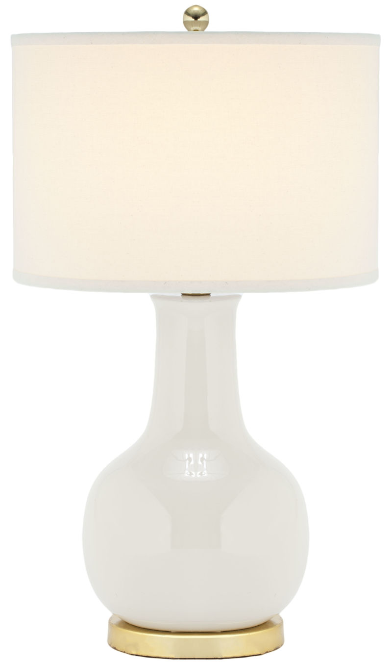 LIT4024E Gray 27.5-Inch H Ceramic Paris Lamp