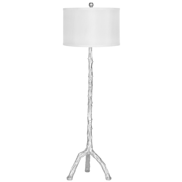 LIT4075B Silver 58-Inch H Branch Floor Lamp