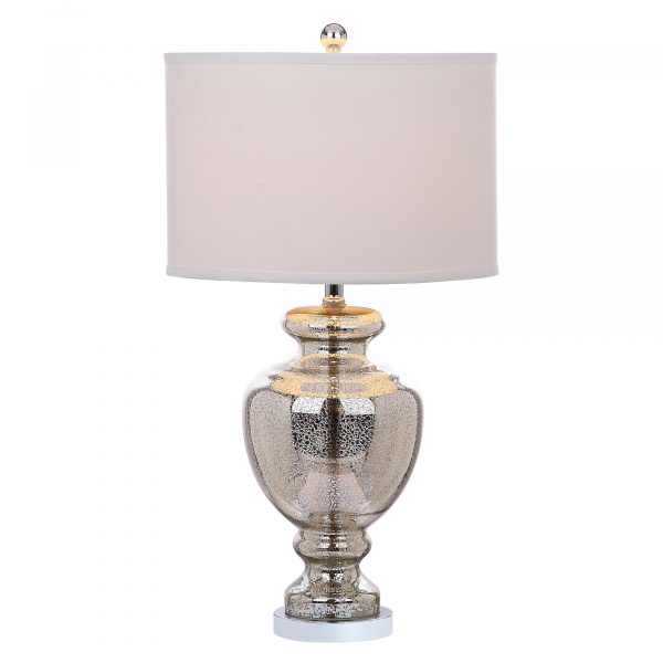 LITS4052E Morocco Mercury 28-Inch H Glass Table Lamp