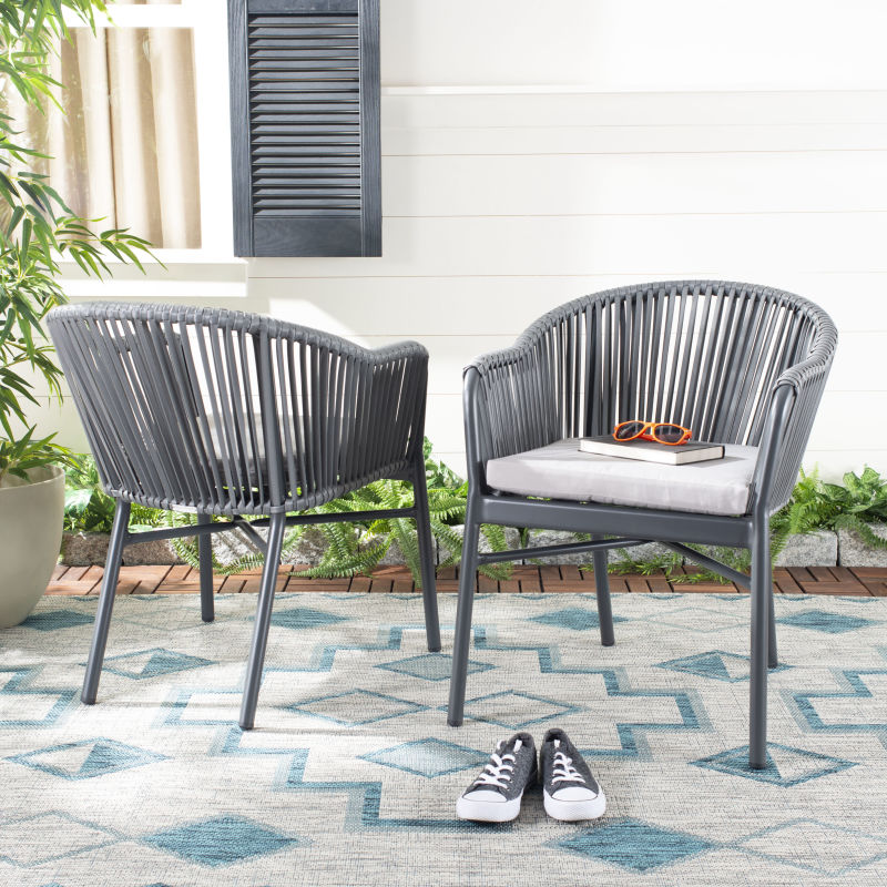 PAT4026A-SET2 Stefano Stackable Rope Chair (Set of 2)