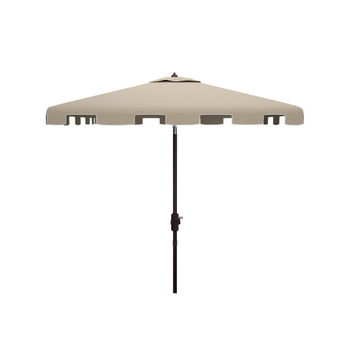 PAT8400C Zimmerman 7.5 Ft Square Market Umbrella Beige/White