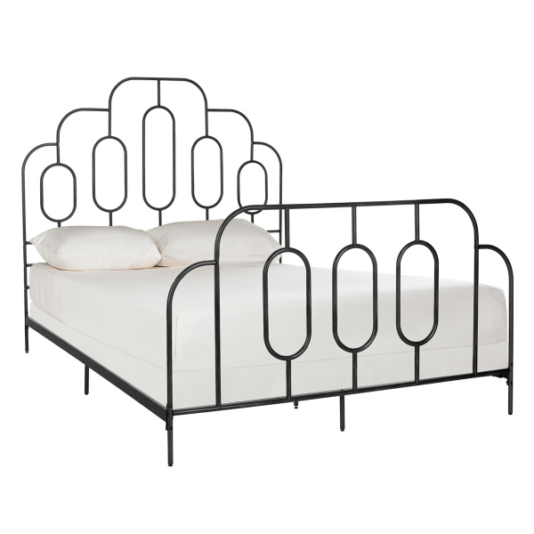 BED6201A-Q Paloma Metal Retro Queen Bed