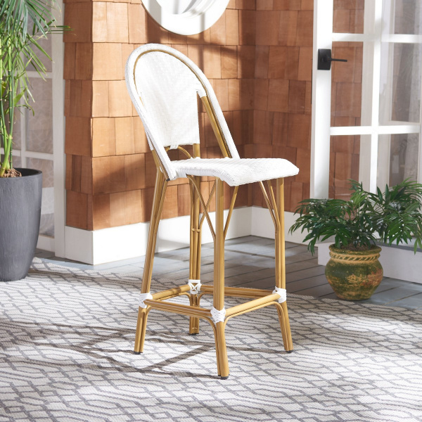 PAT4008C Ford Indoor-Outdoor  French Bistro Bar Stool