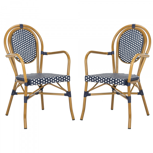 PAT4014A-SET2 Rosen French Bistro Arm Chair (Set of 2)
