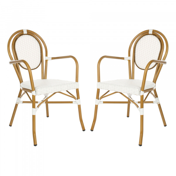 PAT4014D-SET2 Rosen French Bistro Arm Chair (Set of 2)