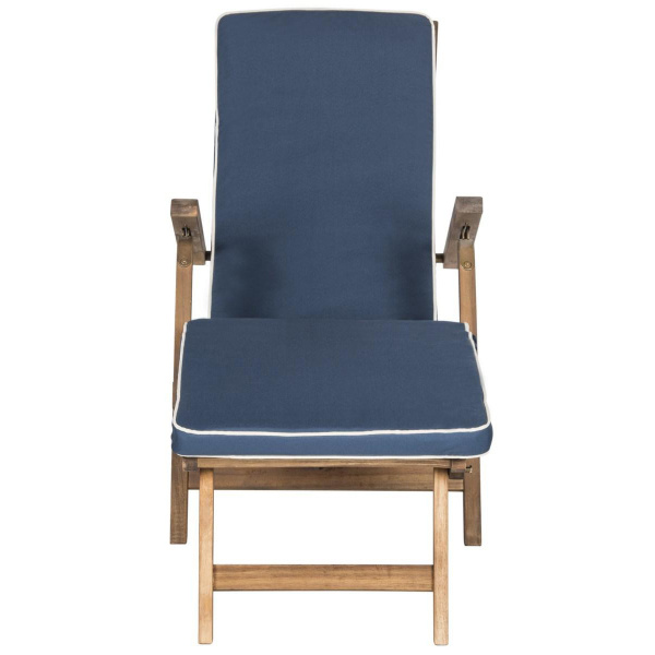 Safavieh Pat7015a Palmdale Lounge Chair Natural Navy 3