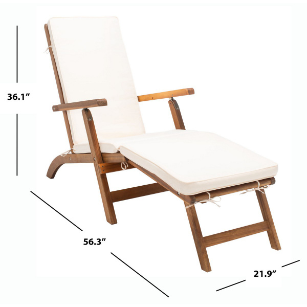 Safavieh Pat7015c Palmdale Lounge Chair Natural Beige 4