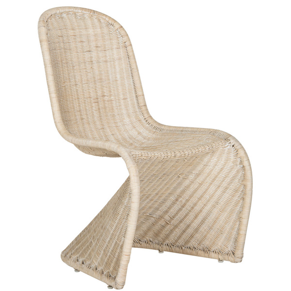 Safavieh Sea8009a Set2 Tana Wicker Side Chair Grey 5