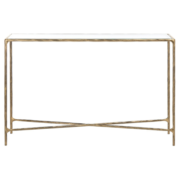 Sfv9502a Jessa Forged Metal Rectangle Console Table 2