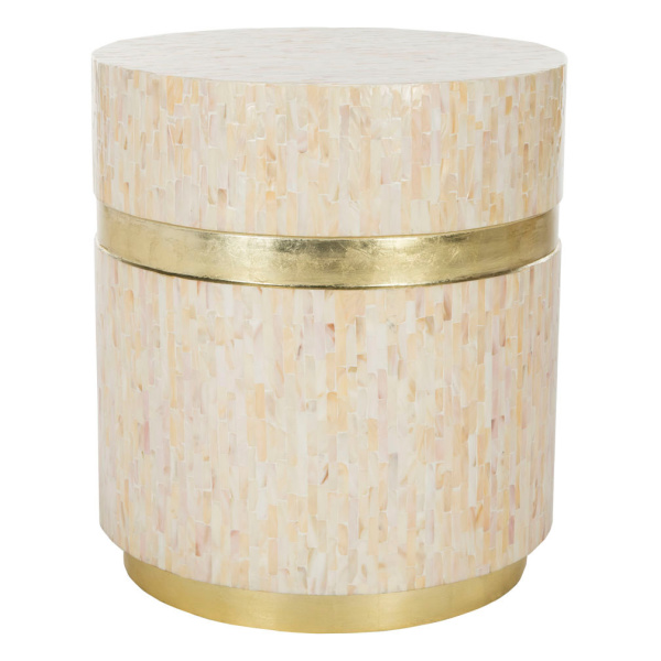 TRB1007A Perla Mosaic Round Side Table