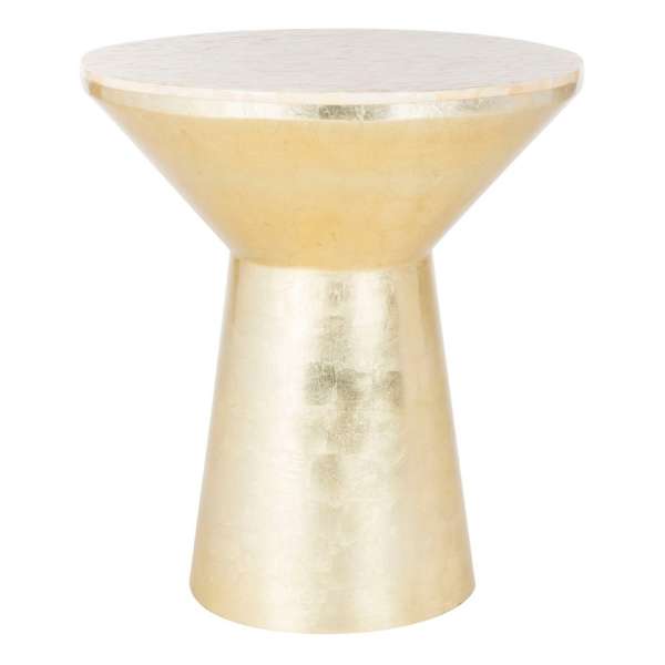 TRB1008A Fae Mosaic Top Round Side Table