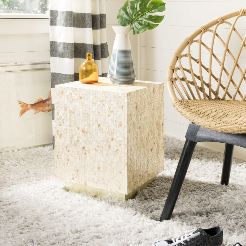 TRB1009A Juno Rectangle Mosaic Side Table