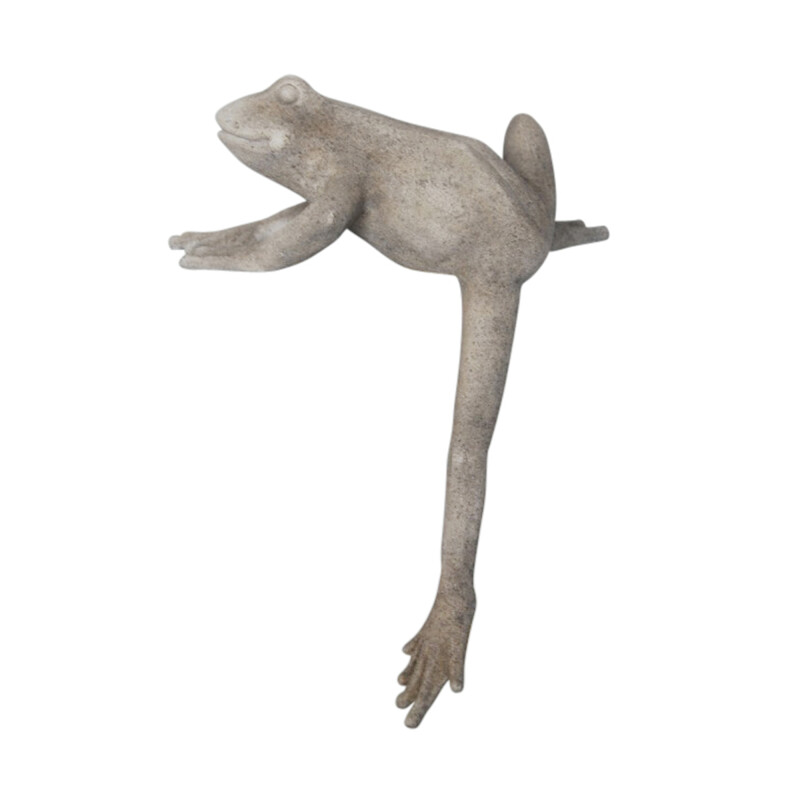 12180-01 Resin Frog With Leg Down