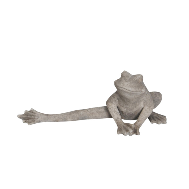12180-02 Resin Frog With Leg Out