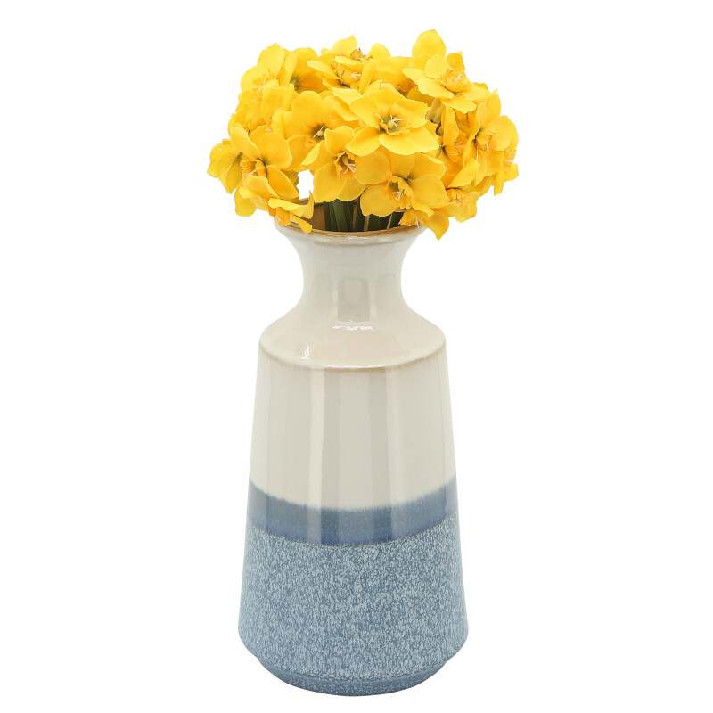13900-19 Sky Blue Ceramic 12 Inch Vase