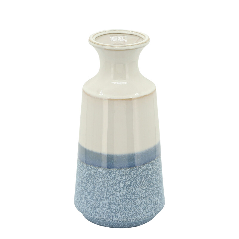 Sky Blue Ceramic 12 Inch Vase