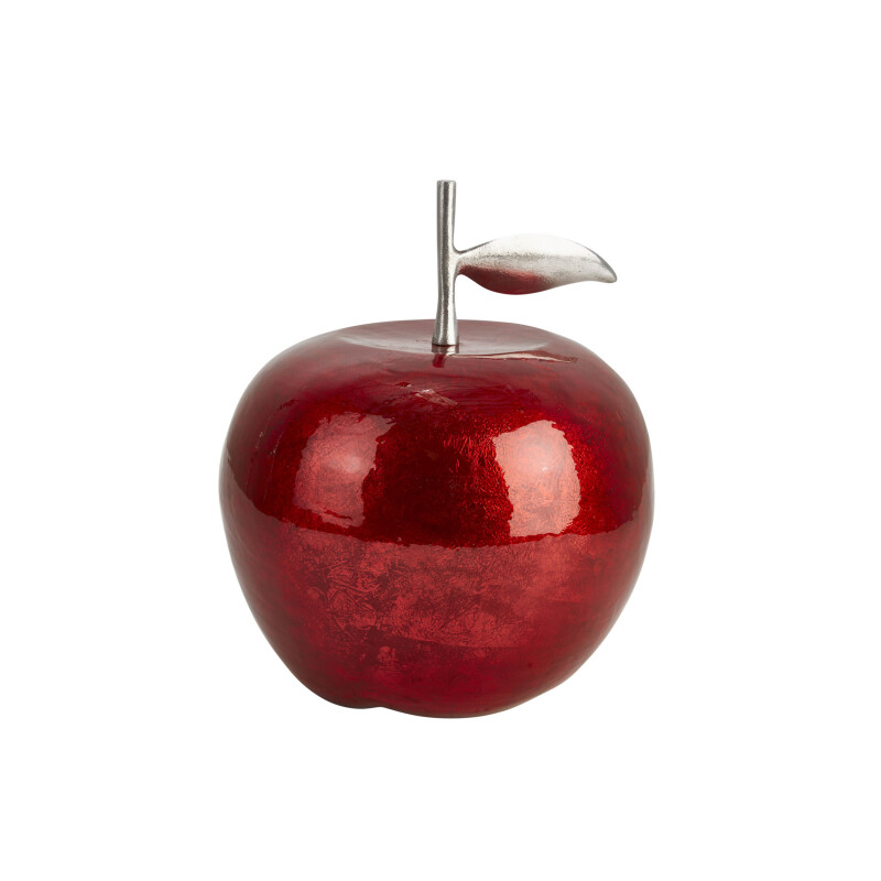 14214 01 Red Aluminum 13 Inch Apple Decor Redkd 2
