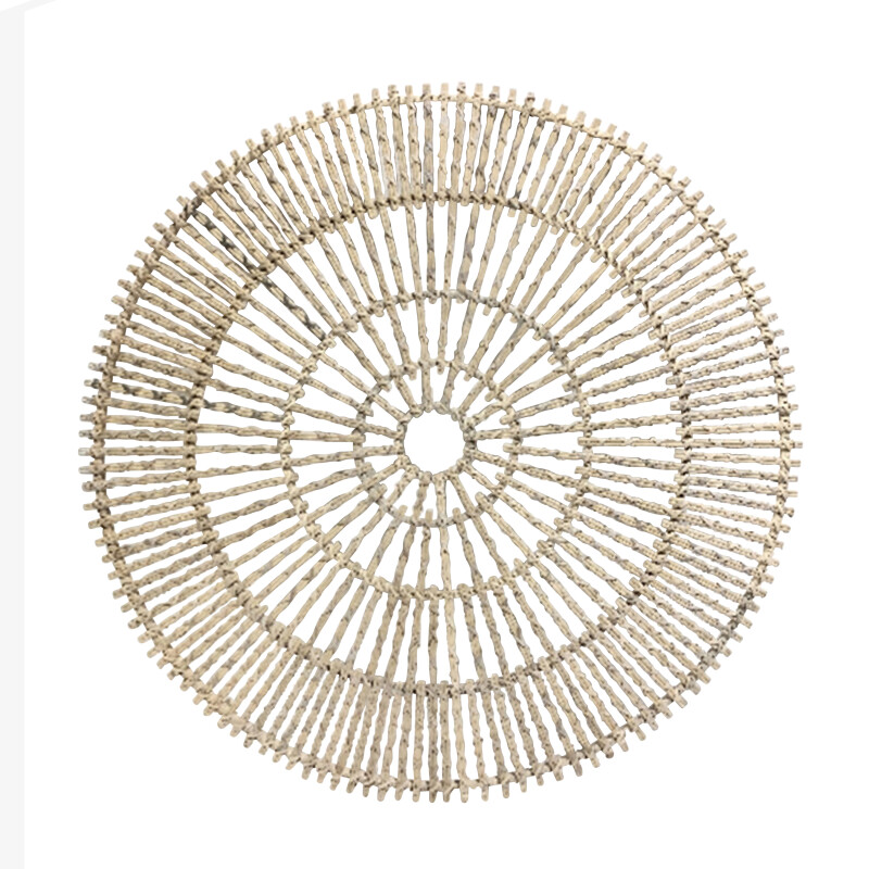 15043 35 Inch Round Wall Decor Natural